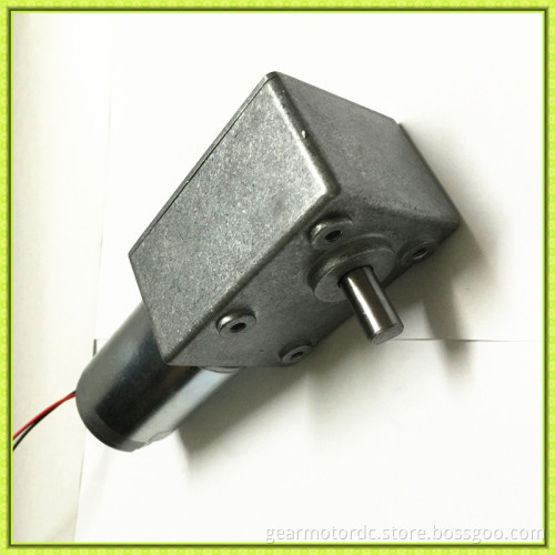 8mm shaft self-lock high torque Low speed 12vdc worm gear motor 24vdc